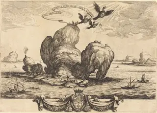 The Great Rock, by Jacques Callot, ink, 1623