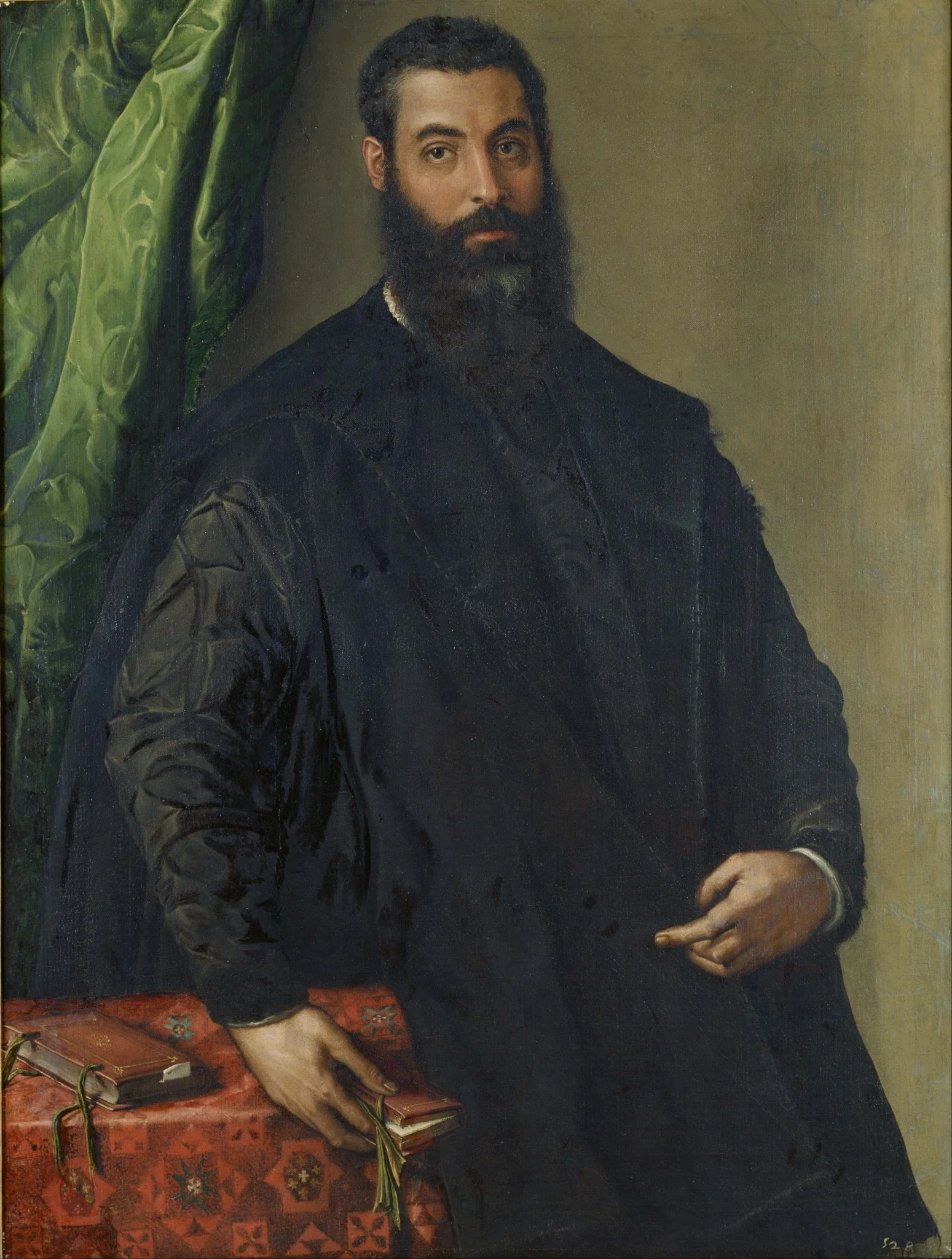 Portrait of a Man, detail