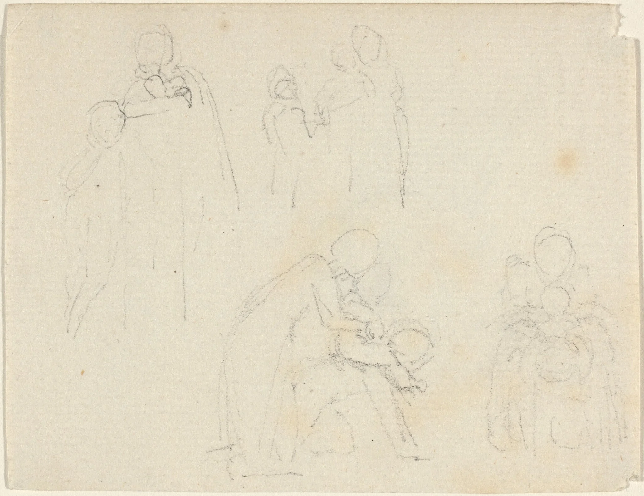 Four Groups of Figures, detail
