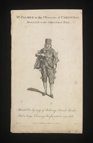 Mr Palmer in the Character of Christmas, by Thomas Cook, 20