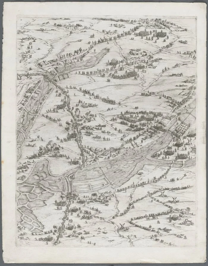 The Siege of La Rochelle: Plate 7, detail