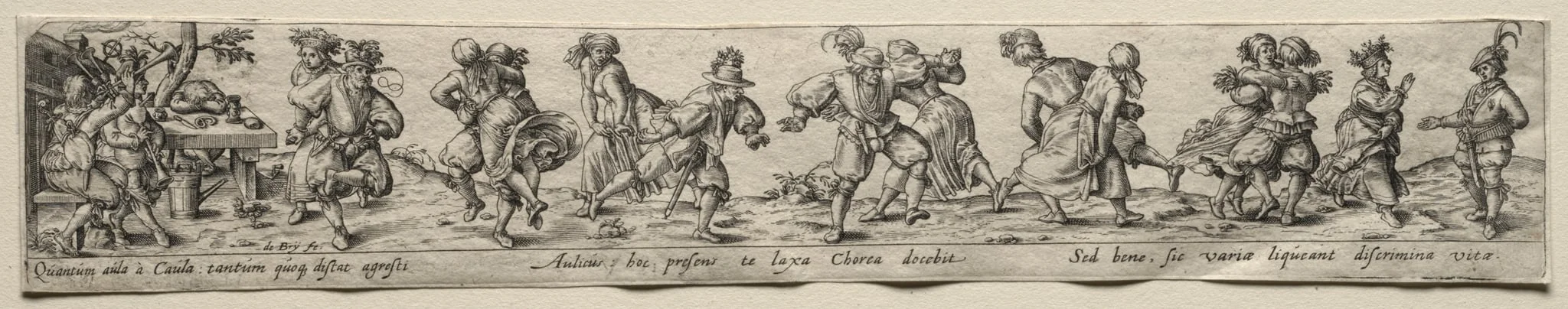 Dancing Peasants, detail
