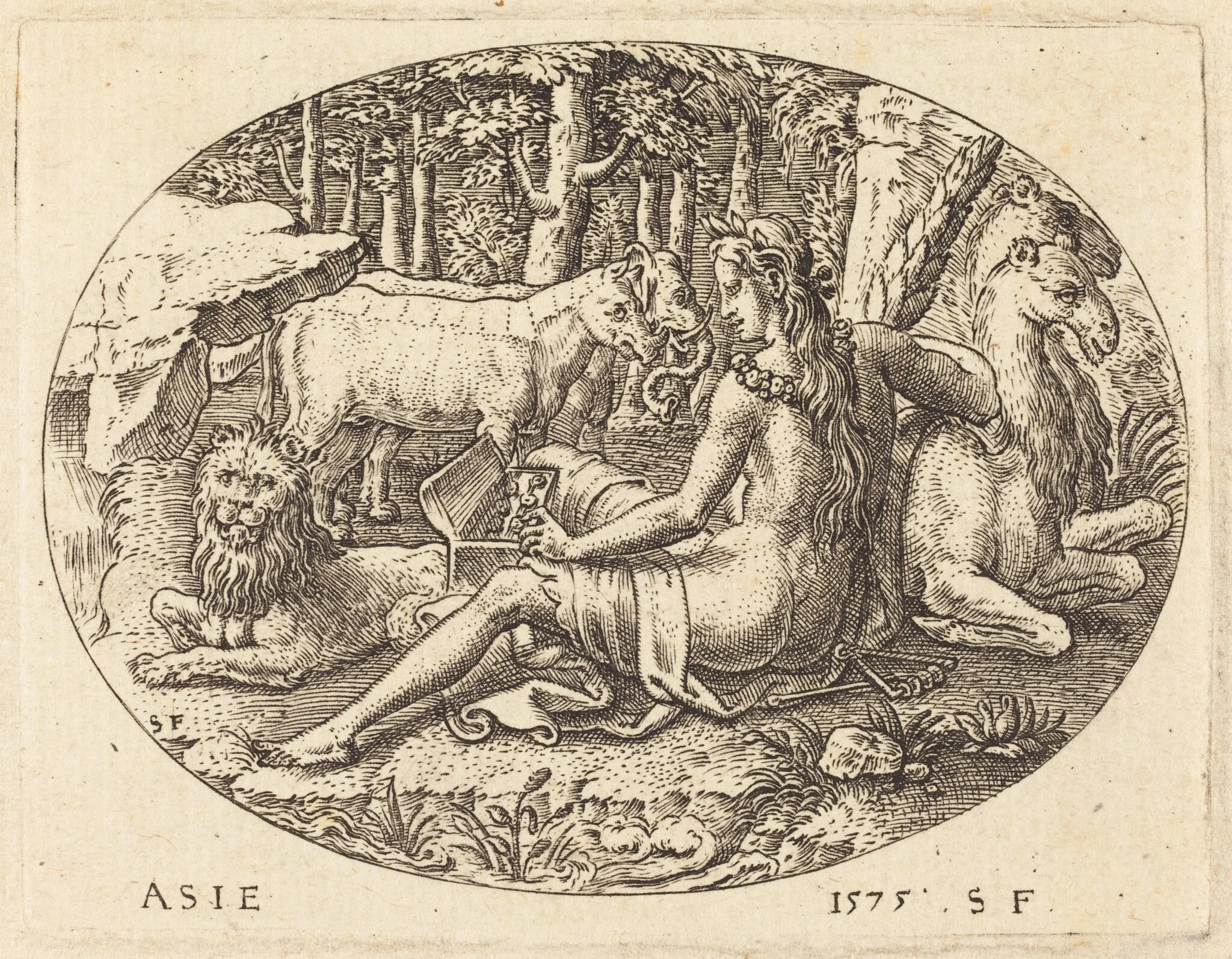 Asia, detail