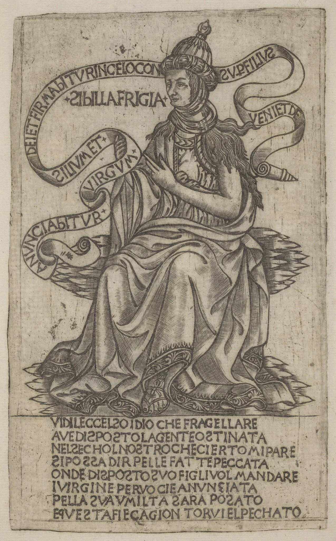Phrygian Sibyl, detail