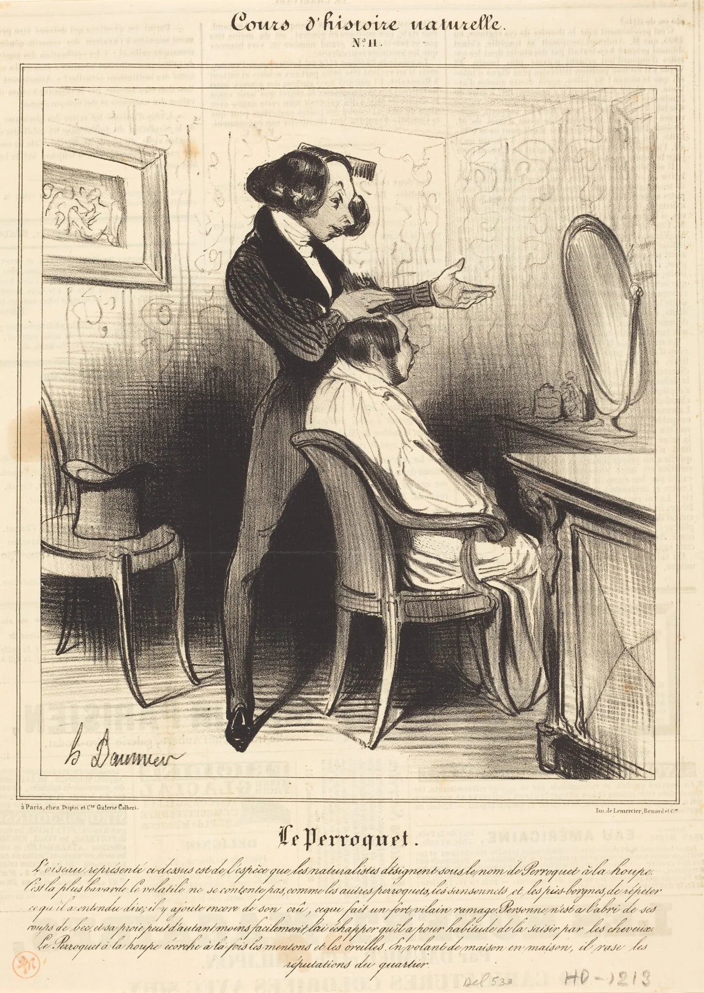 Le Perroquet, detail