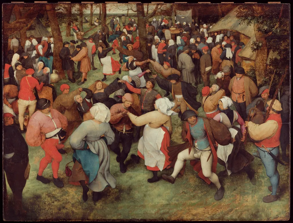 The Wedding Dance, by Pieter Brueghel the Elder, oil, 1566