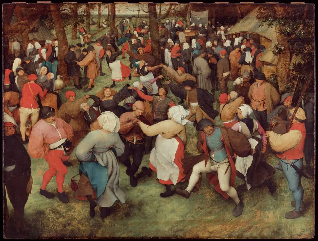 The Wedding Dance, by Pieter Brueghel the Elder, oil, 1566