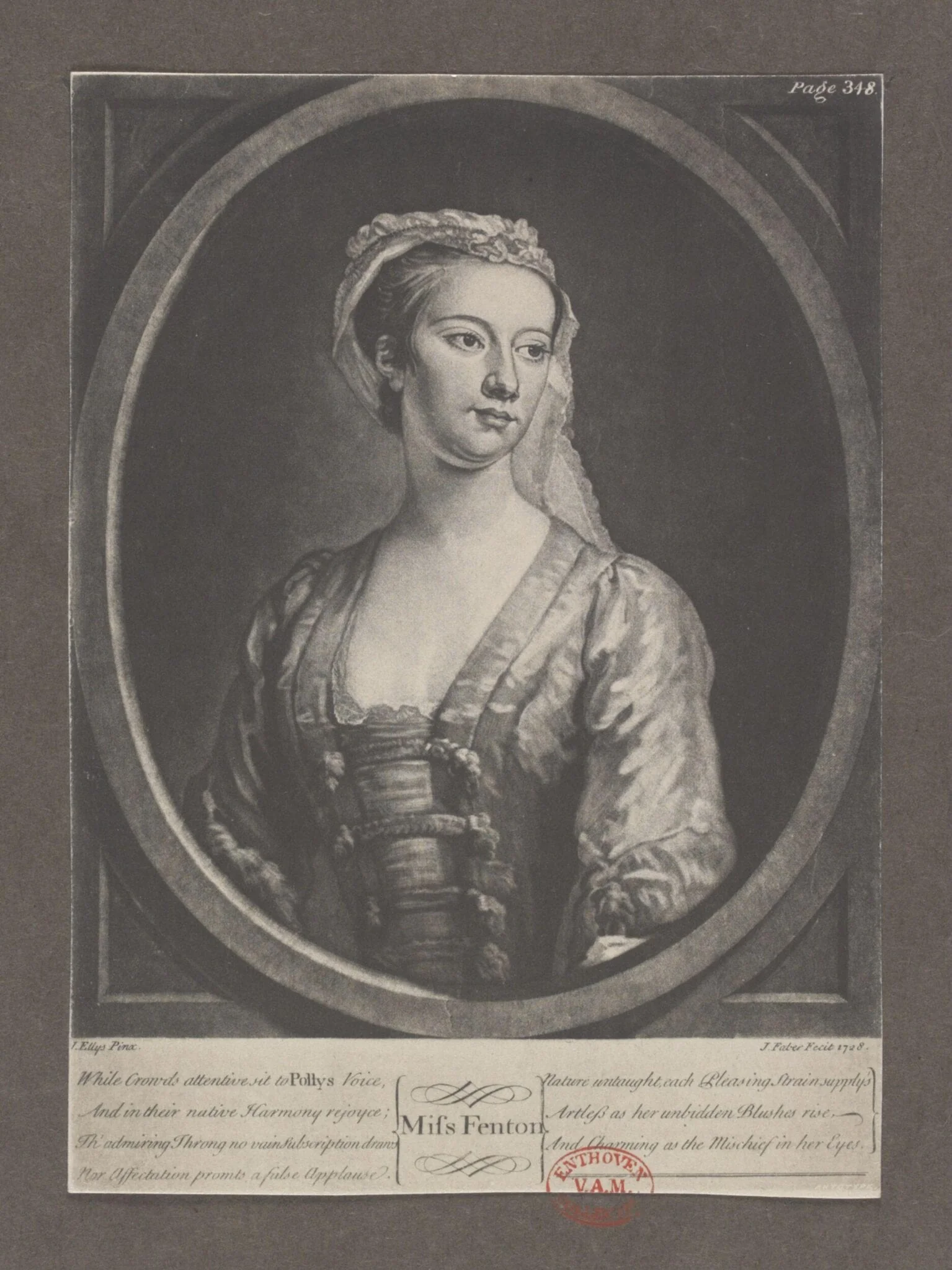 Miss Fenton, detail