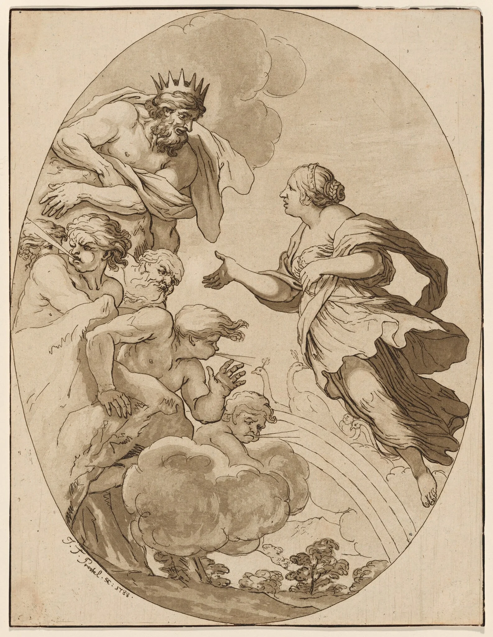 Jupiter and Juno, detail