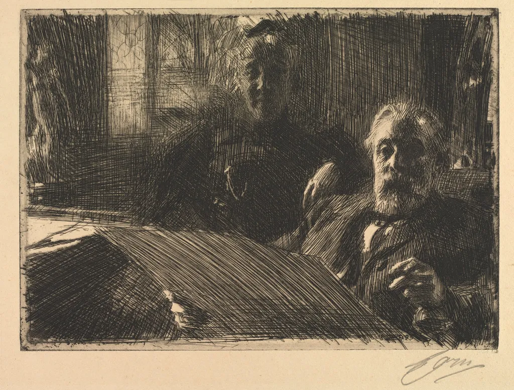 Mr. and Mrs. Fürstenberg, by Anders Zorn, 1895