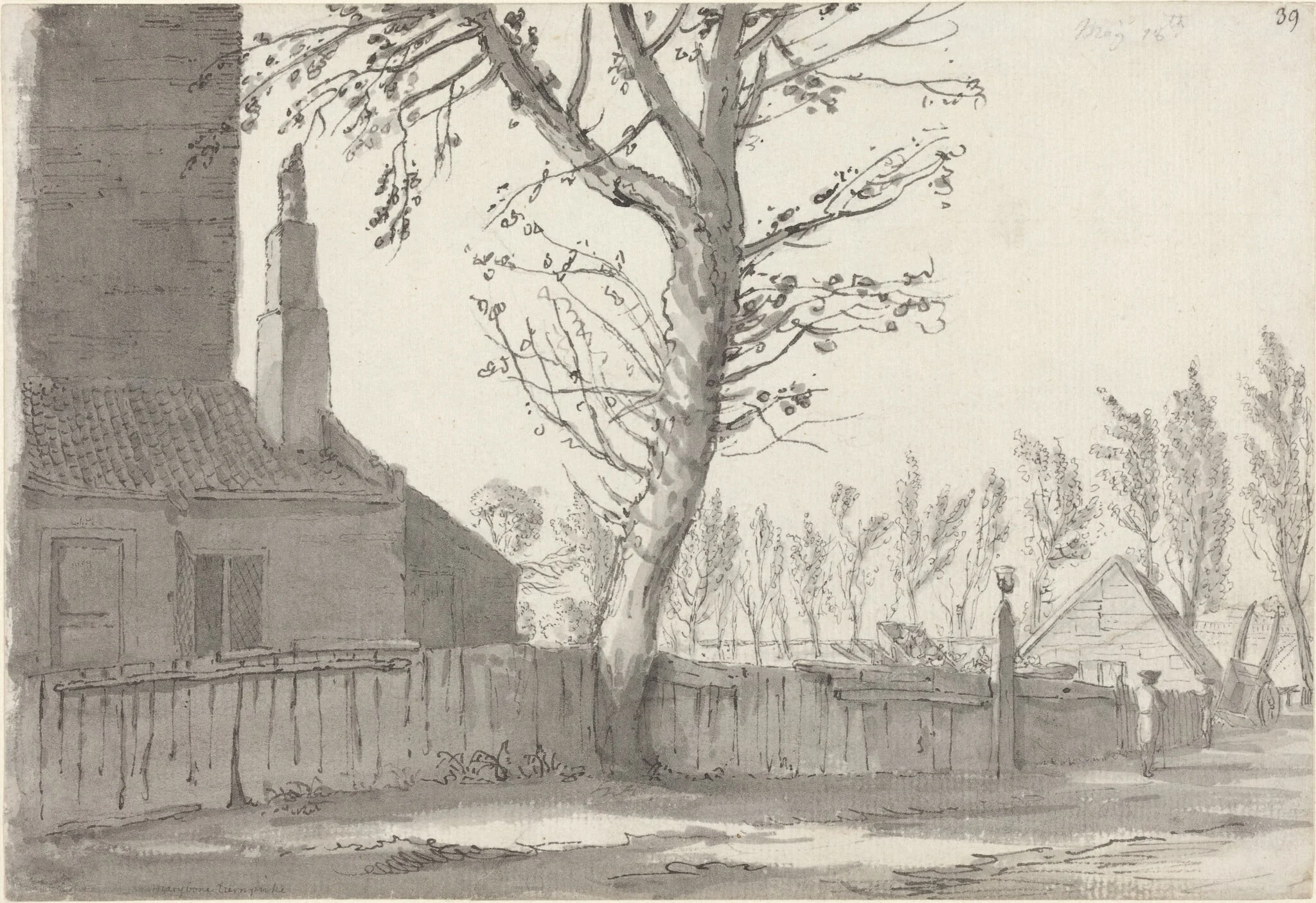 High Street at the Manor House, Marylebone, detail