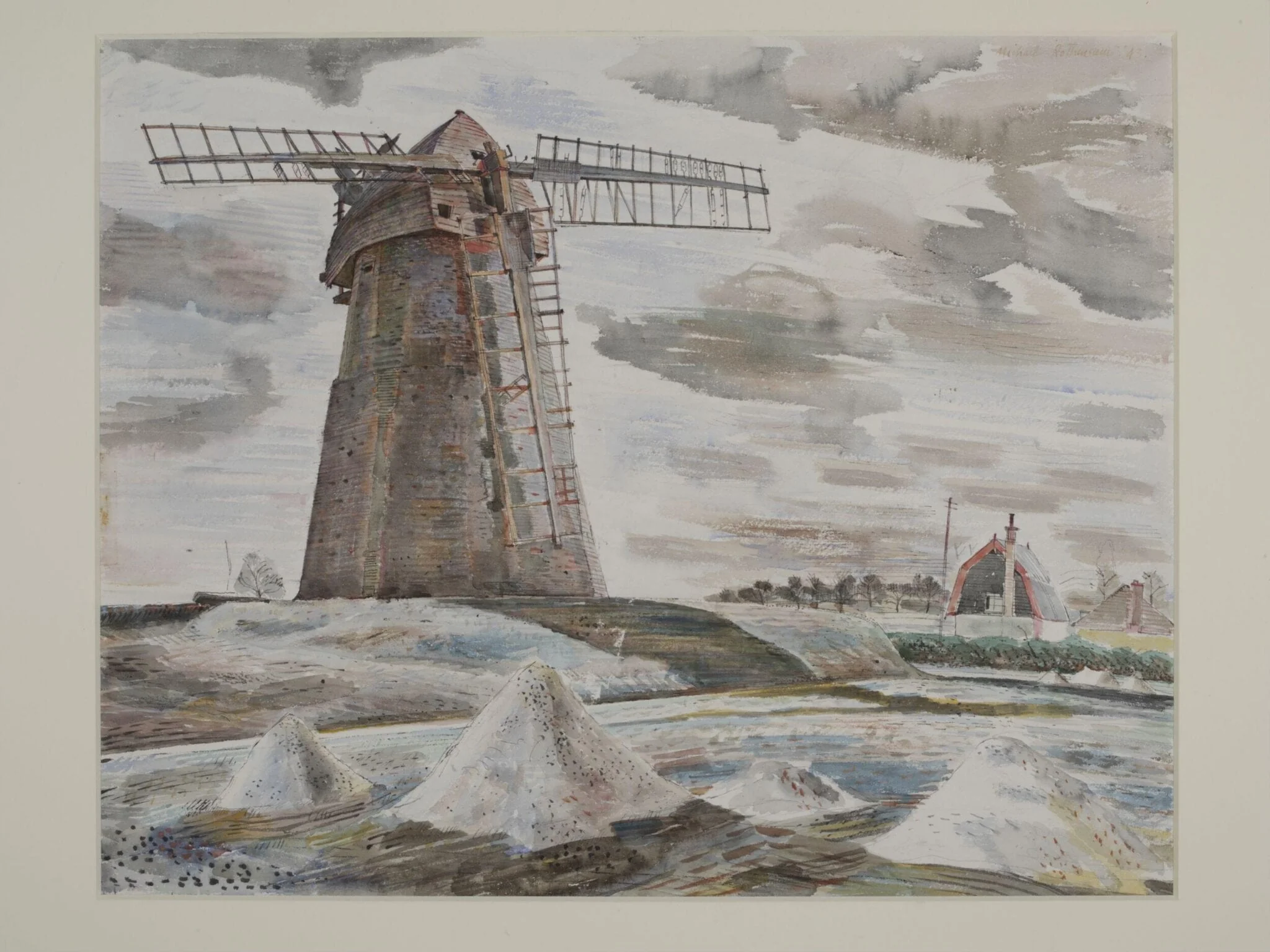 Gibraltar Tower Mill, Great Bardfield, detail