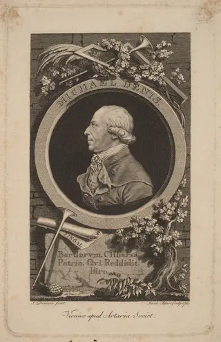 Johann-Michael Denis, by Jacob Adam, ink, 1781