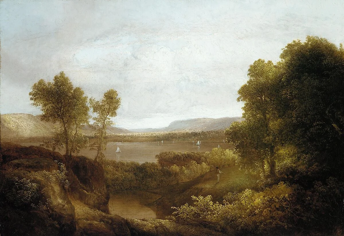 On the Hudson, detail