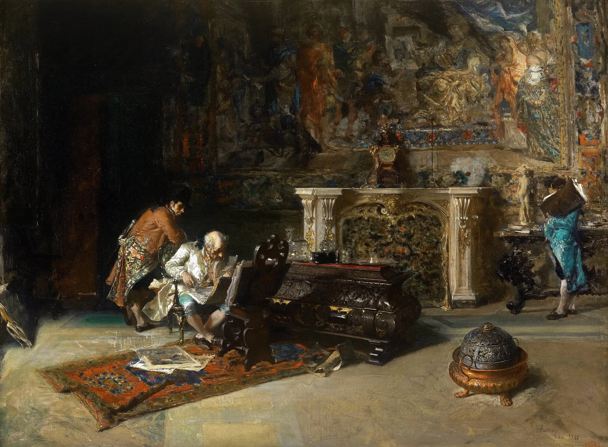 The Print Collector, detail
