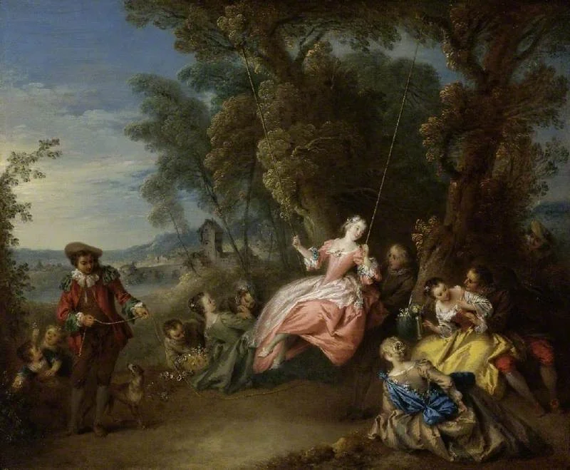 La Balançoire, detail