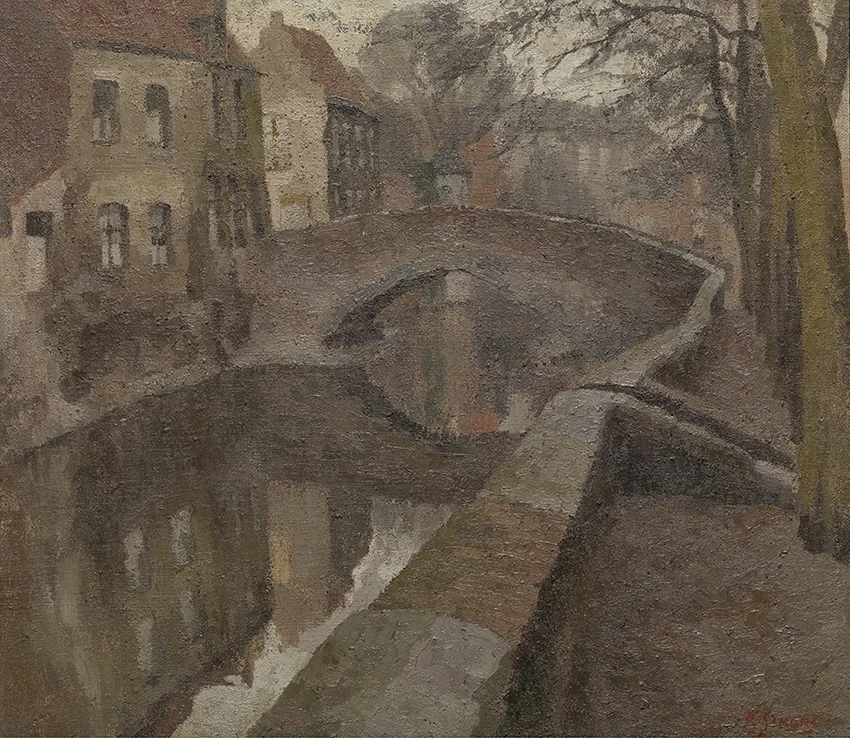 De Peerdenbrug in Brugge, detail