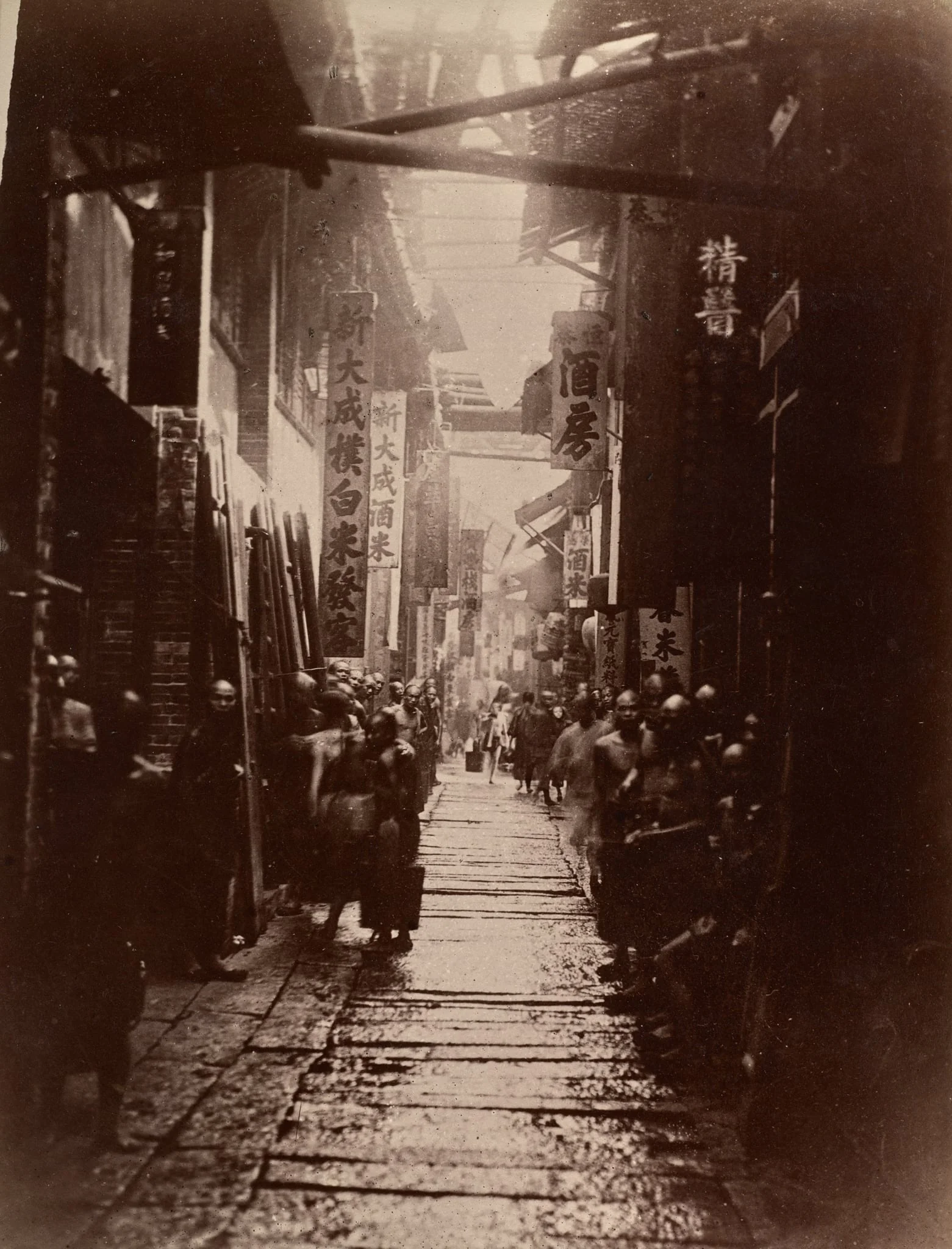 Commercial Street, Canton (recto), detail