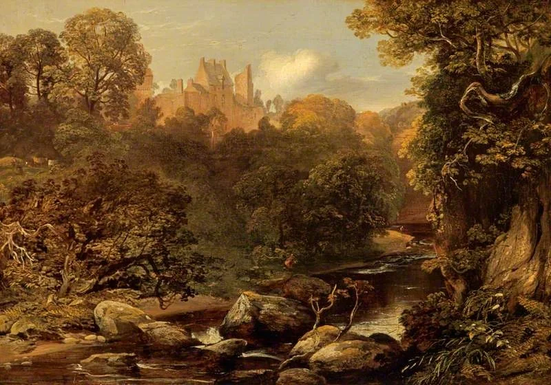 Rosslyn Castle, detail