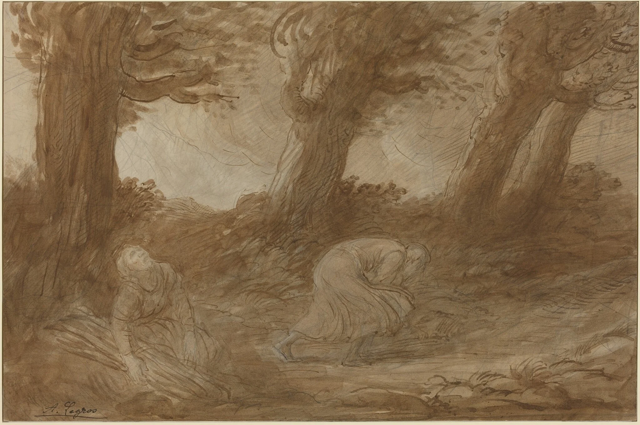 Clap of Thunder [recto], detail