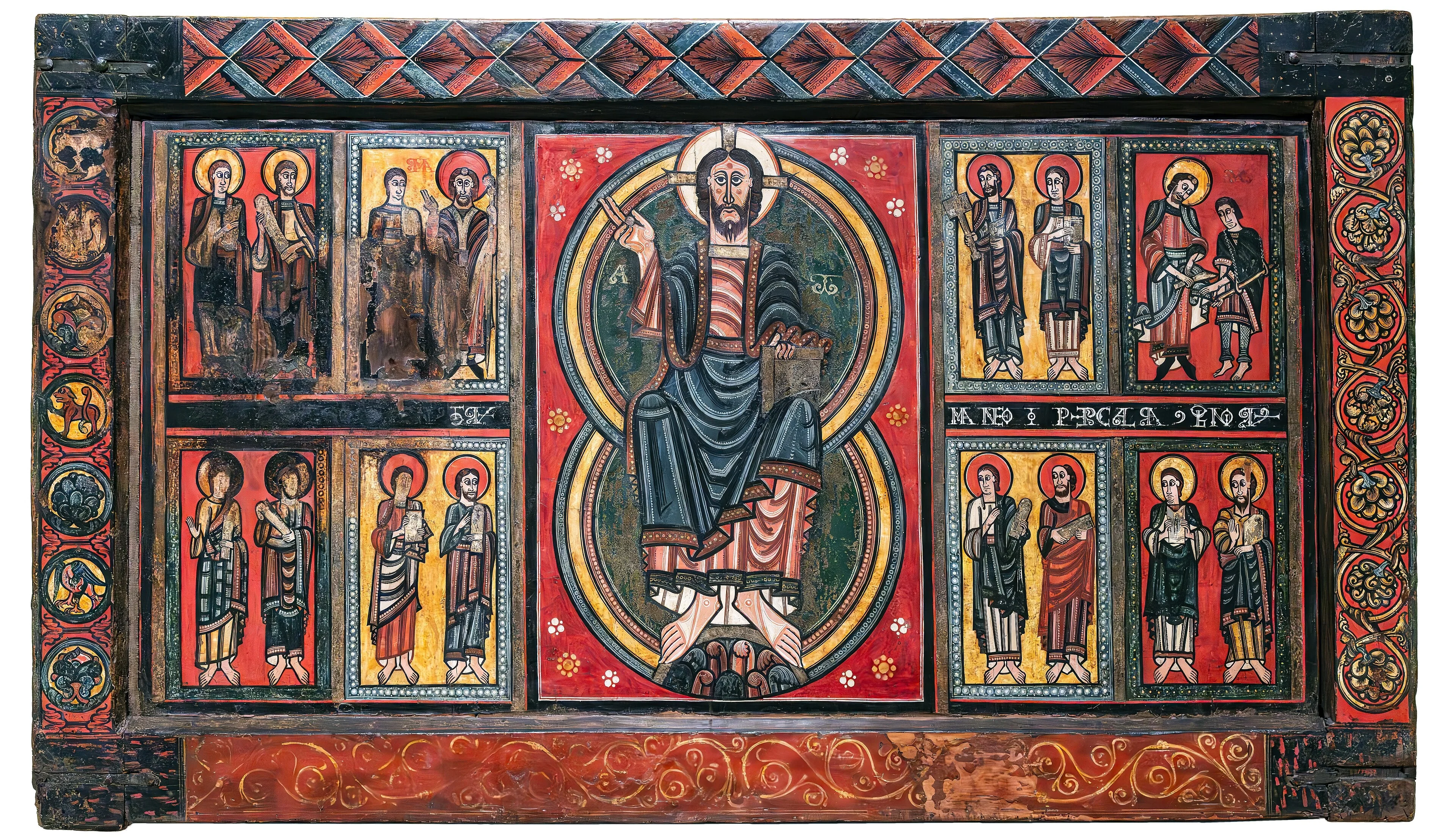 Altar frontal from Ix, detail