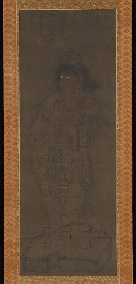衿羯羅童子像 |Kongara-doji, detail