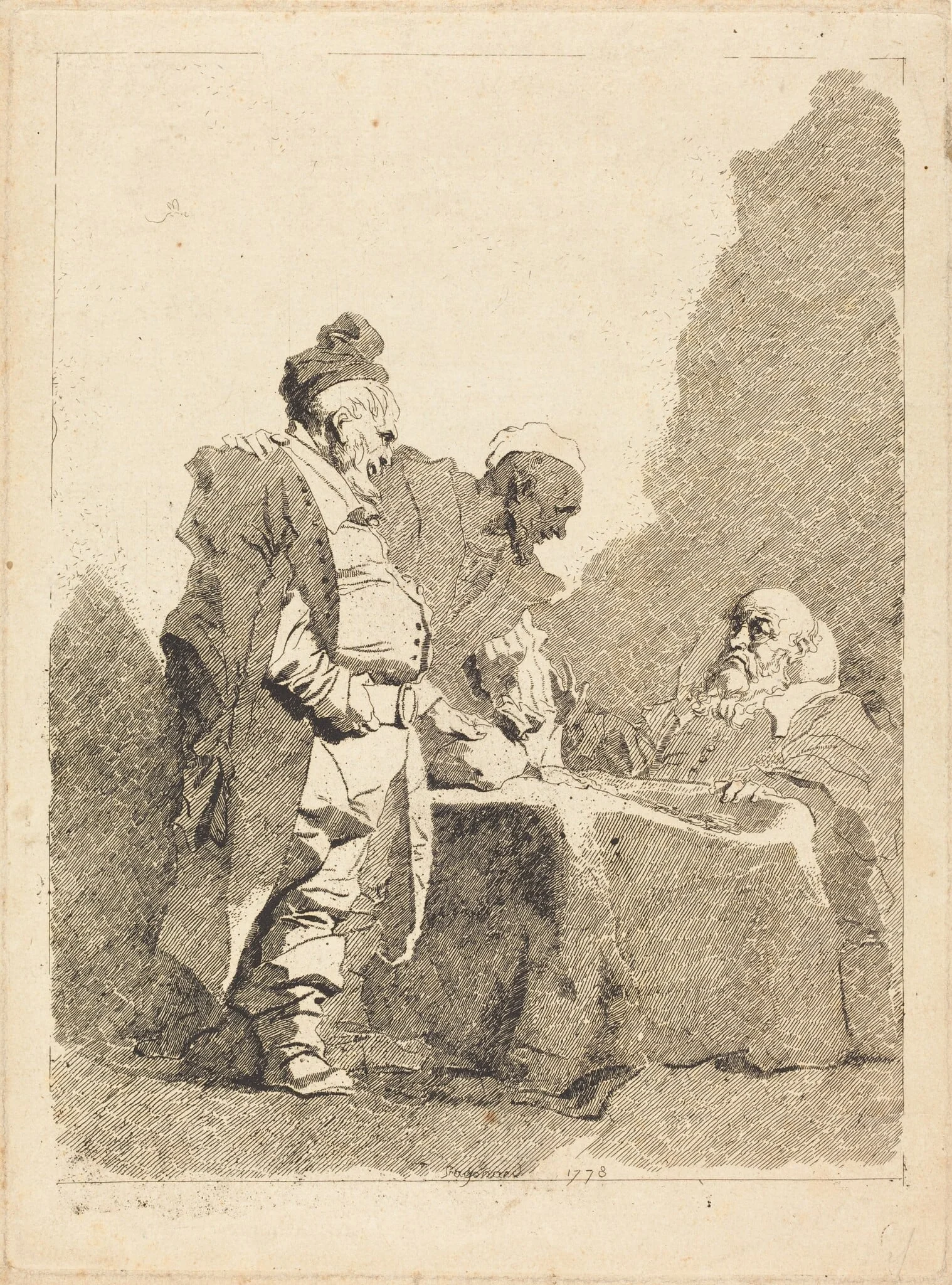 The Tax Collectors (Les traitants), detail