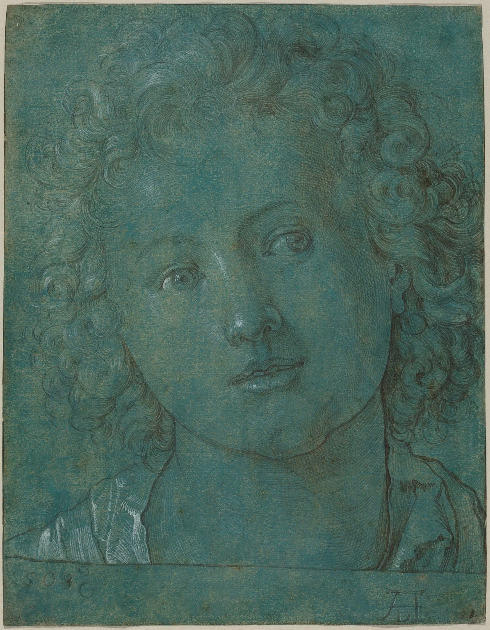 Head of a Boy, detail