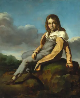 Alfred Dedreux (1810–1860) as a Child, by Théodore Géricault, oil, 1819
