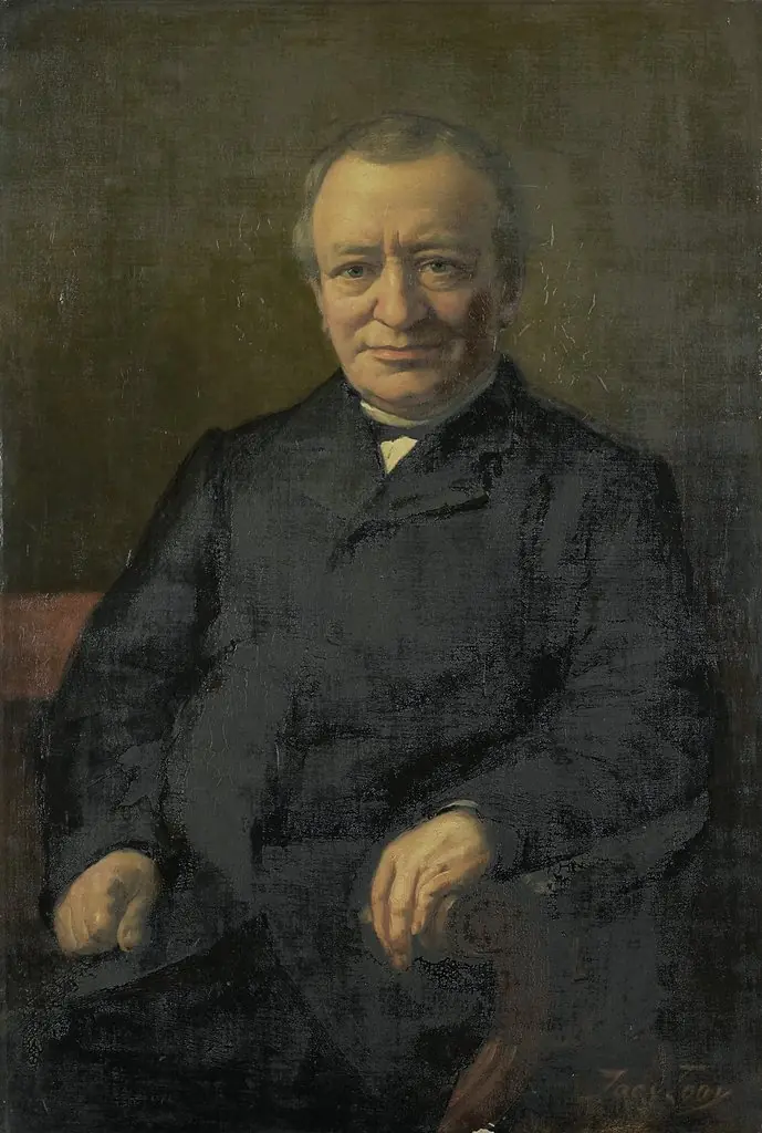 Anthonie Gerardus van der Hout (1820-92), by Jacobus van Looy, oil, 1894