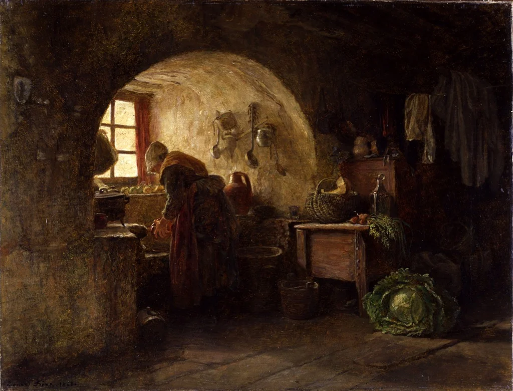 Preparing Dinner, detail