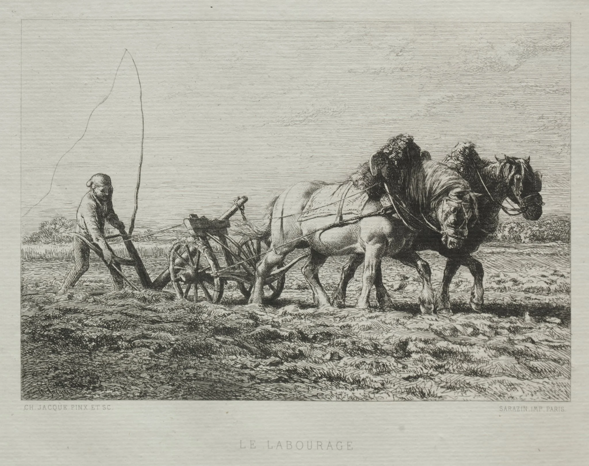 Ploughing, detail