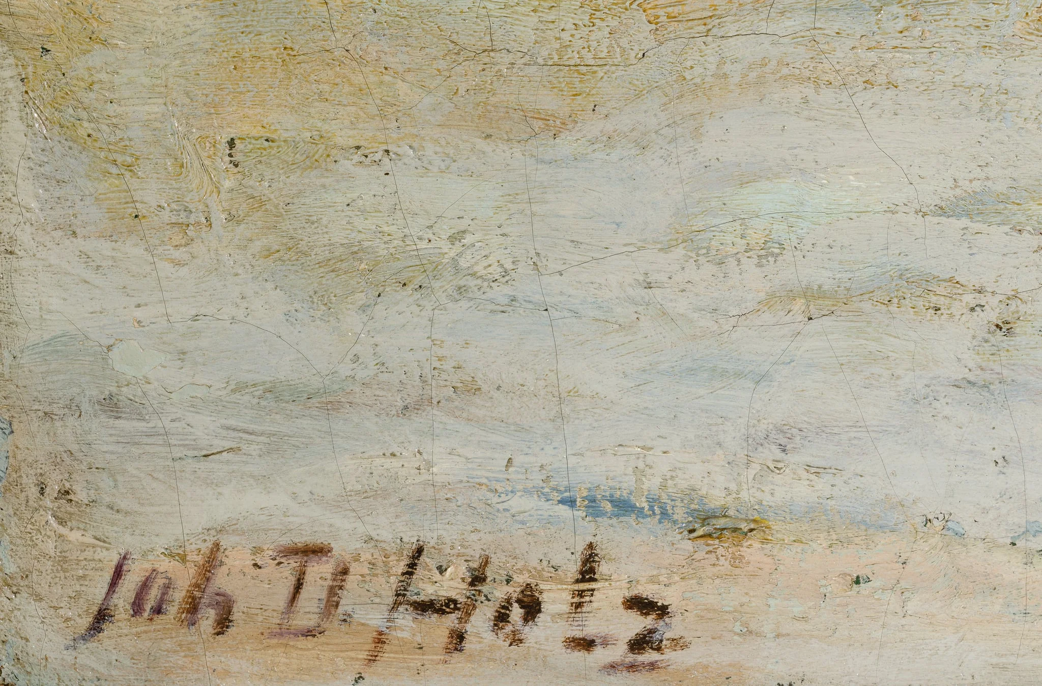 Vaci iarna, detail