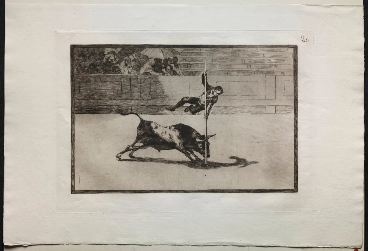 Bullfights: The Agility and Audacity of Juanito Apinani in (the Ring) at Madrid, detail
