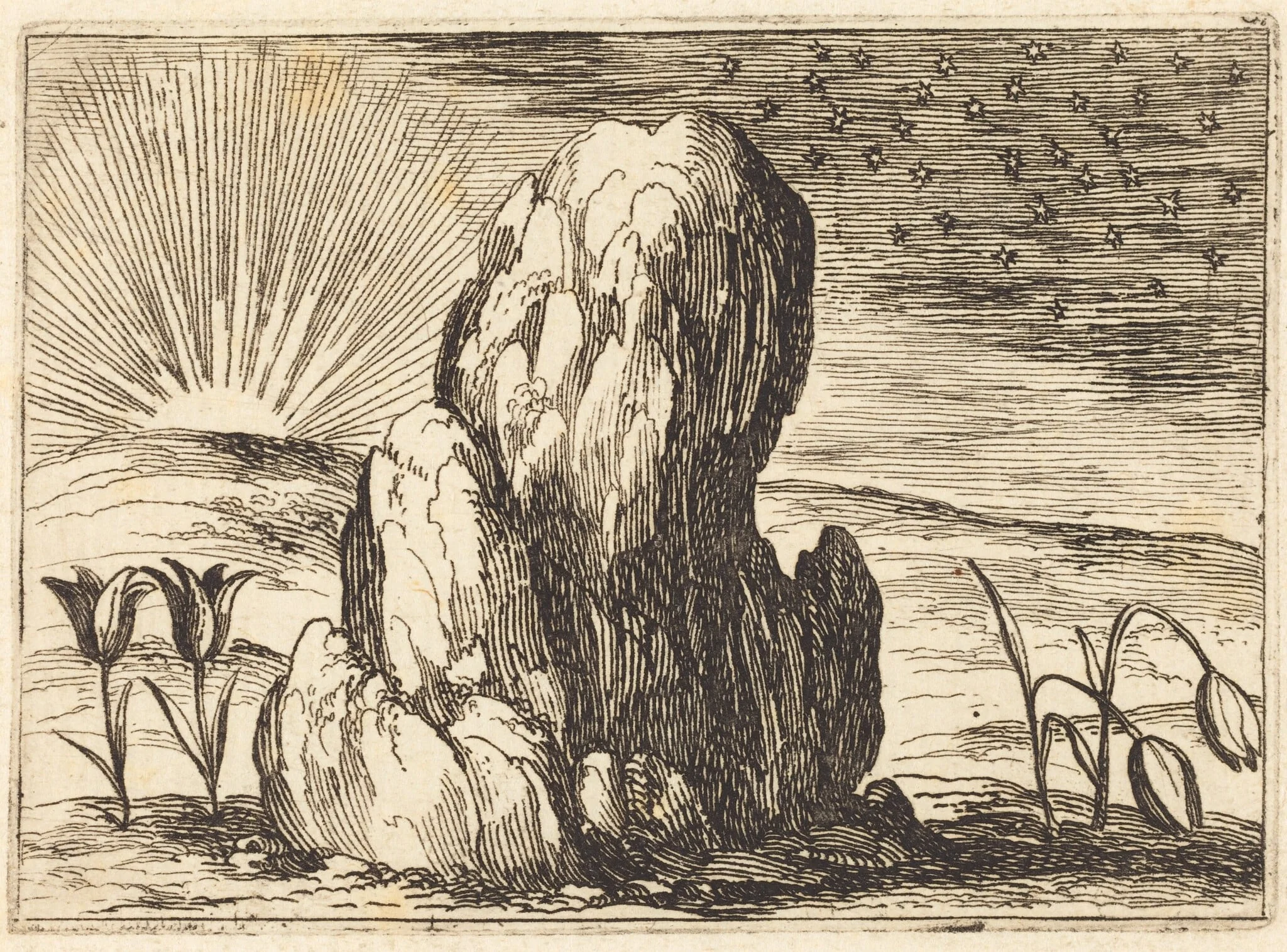 The Tulips and the Sun, detail