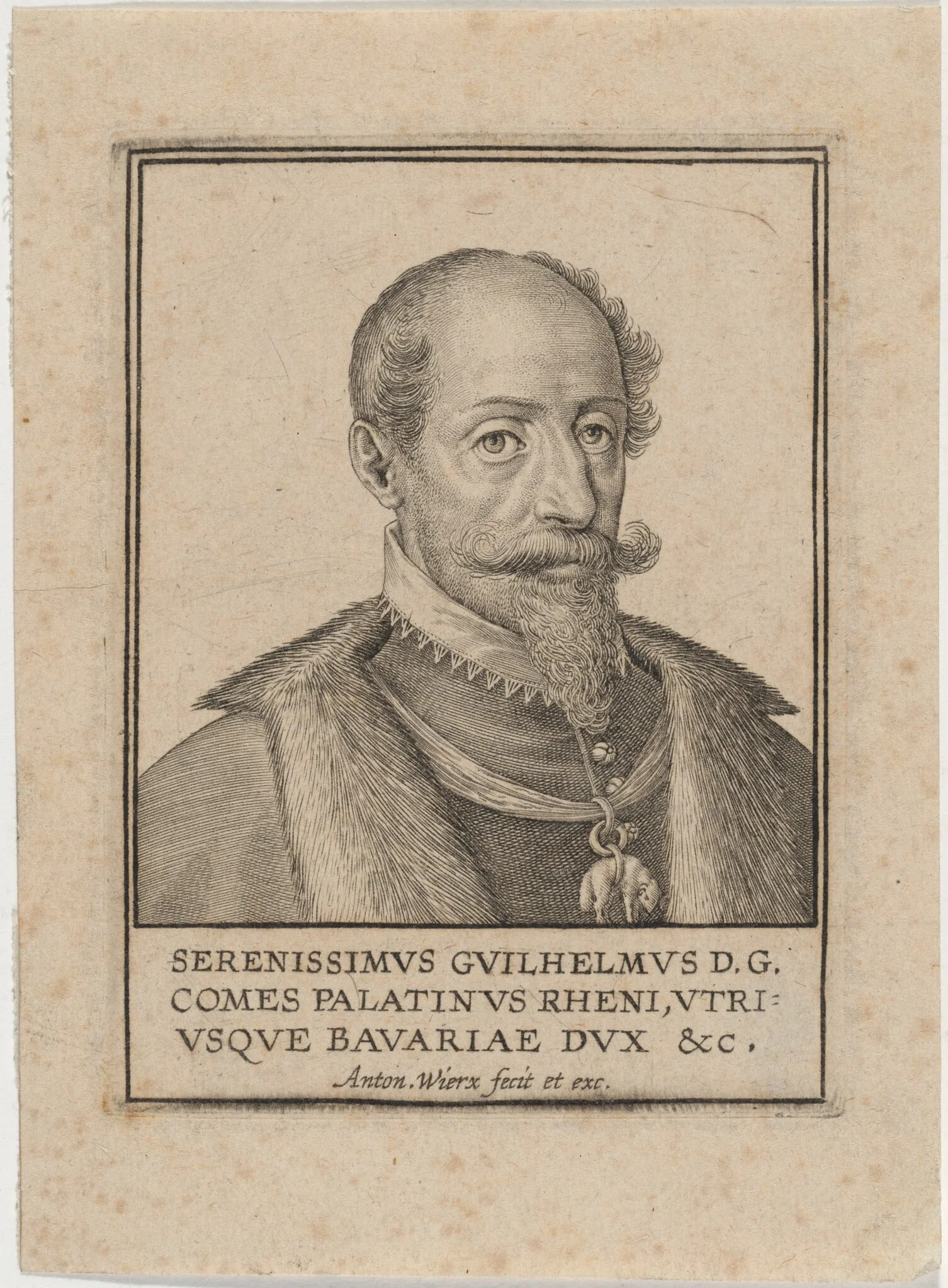 William V, Duke of Bavaria, detail