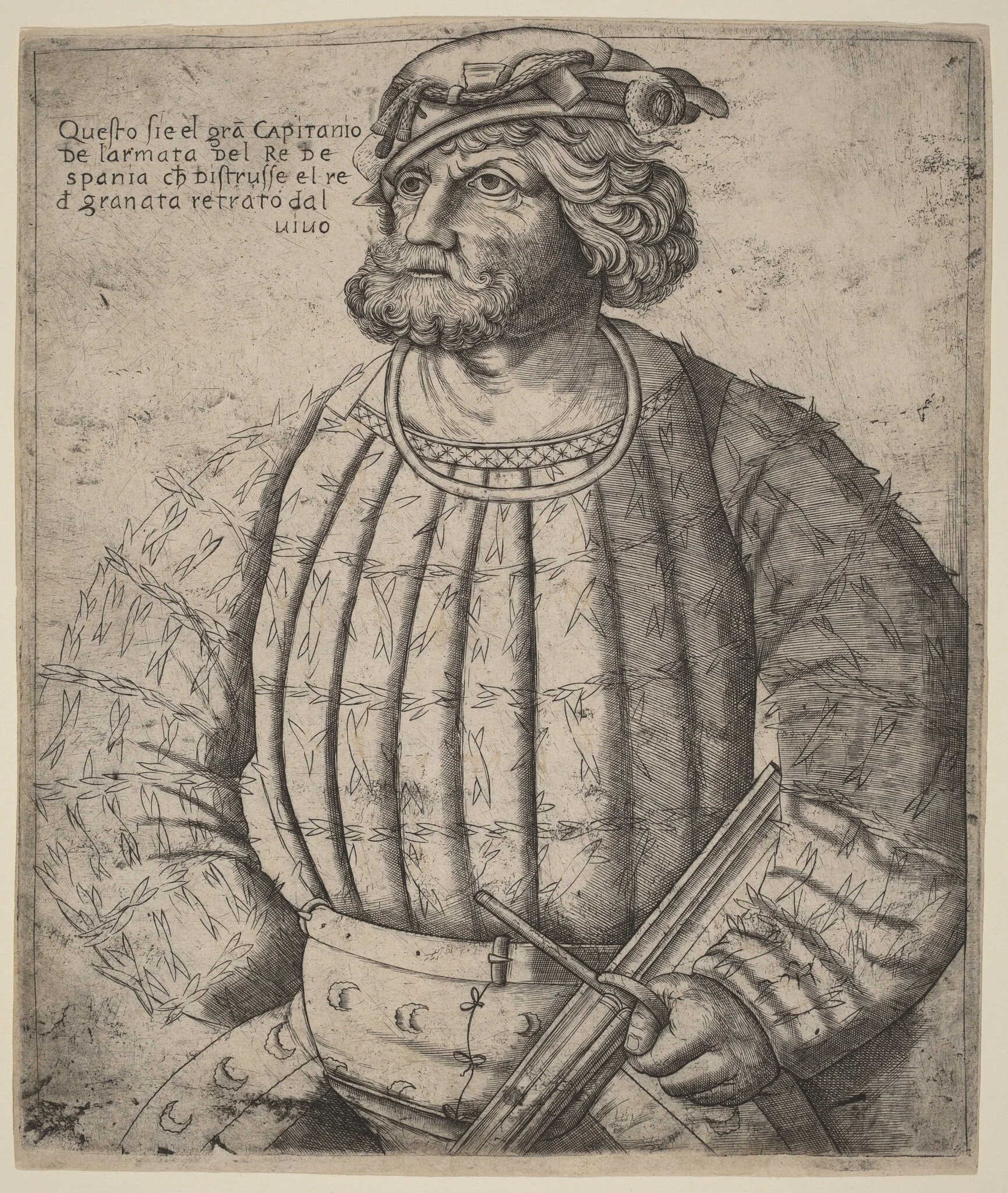 "El Gran Capitanio", detail