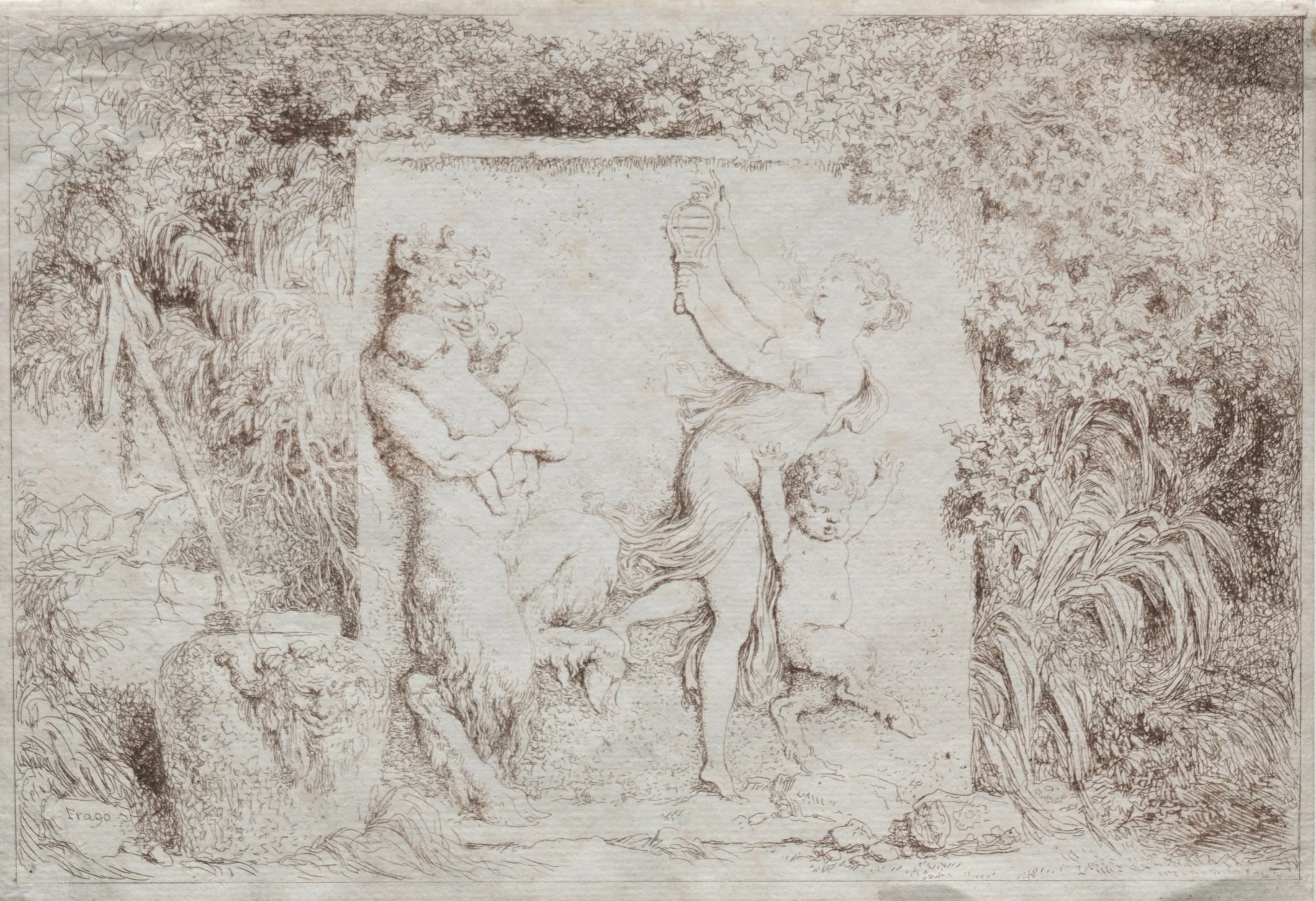 Bacchanal, detail