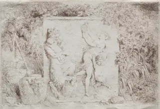 Bacchanal, by Jean Honoré Fragonard, 1763