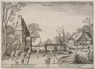 The Twelve Months: February, by Velde, Jan van de, II, 1613