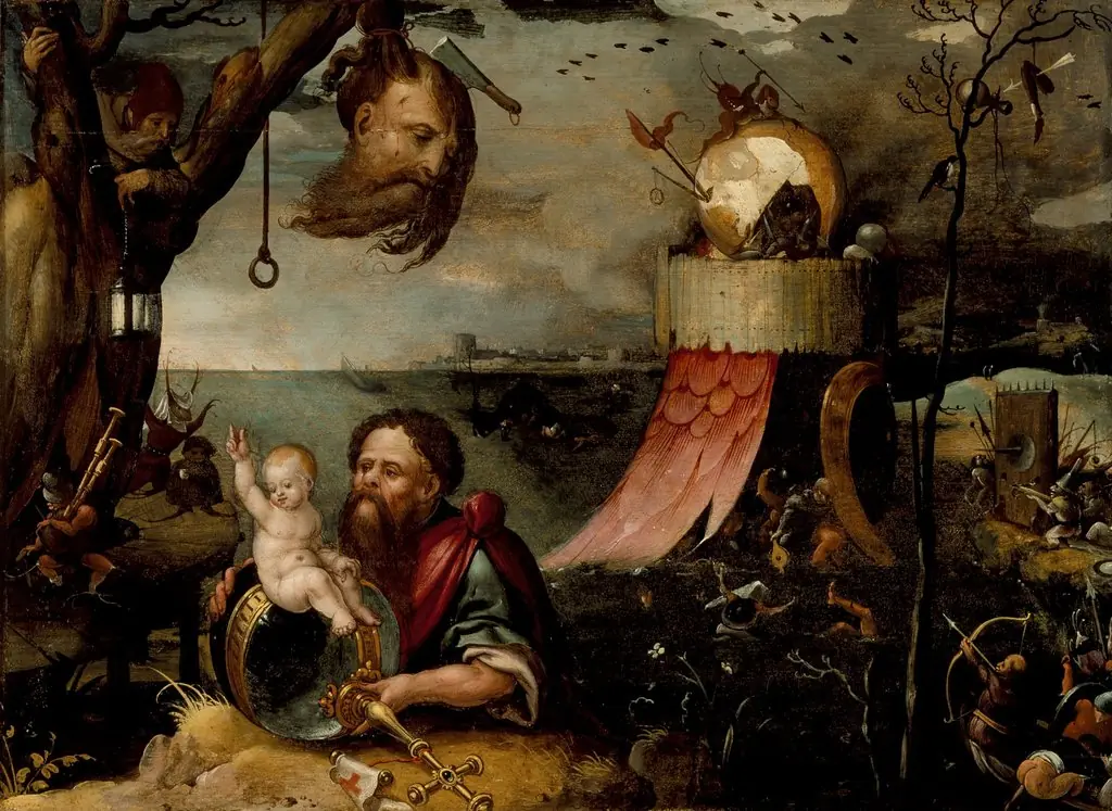 Saint Christopher and the Christ Child, by Jan Mandijn, unspecified, 1550