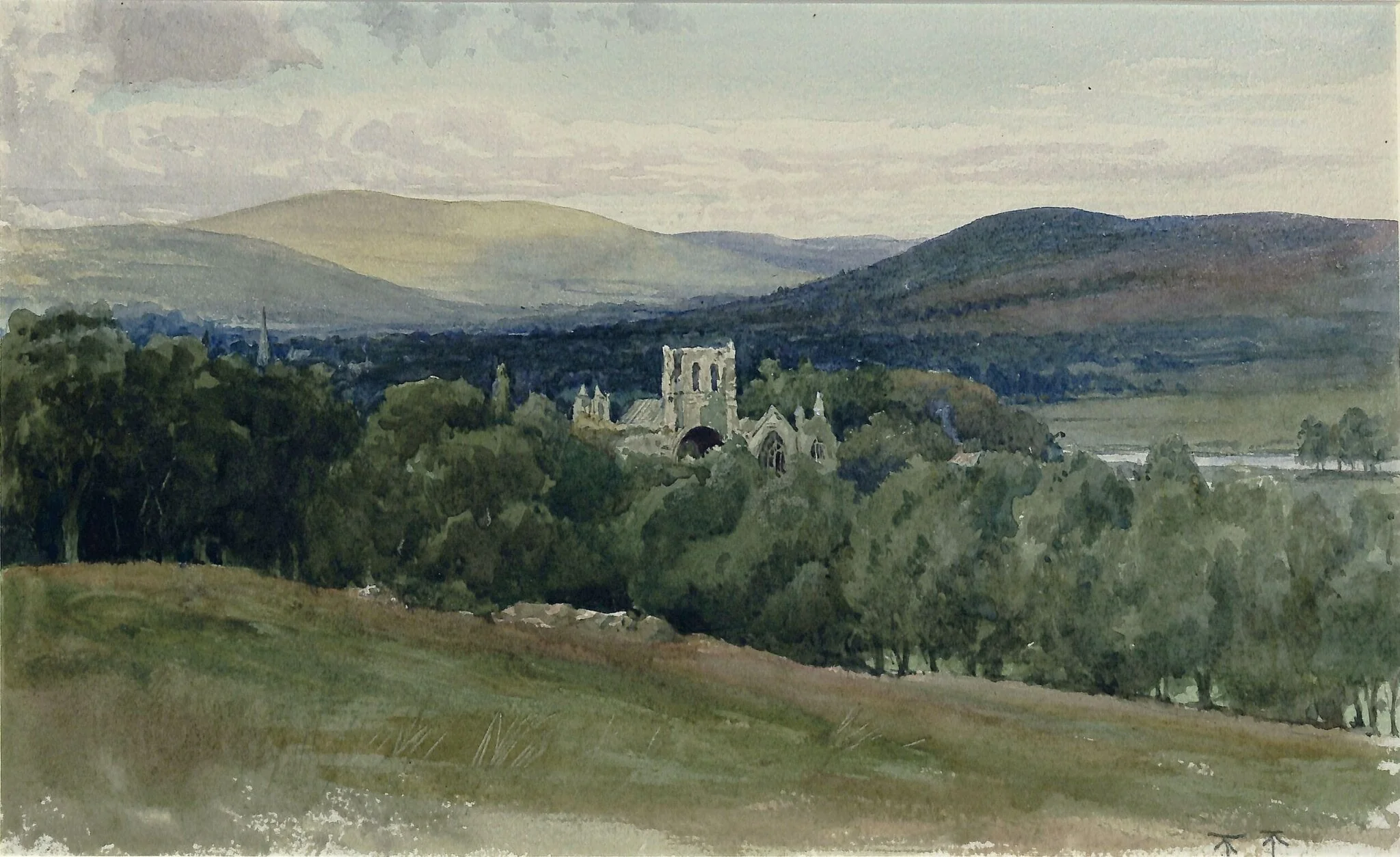 Melrose Abbey, detail