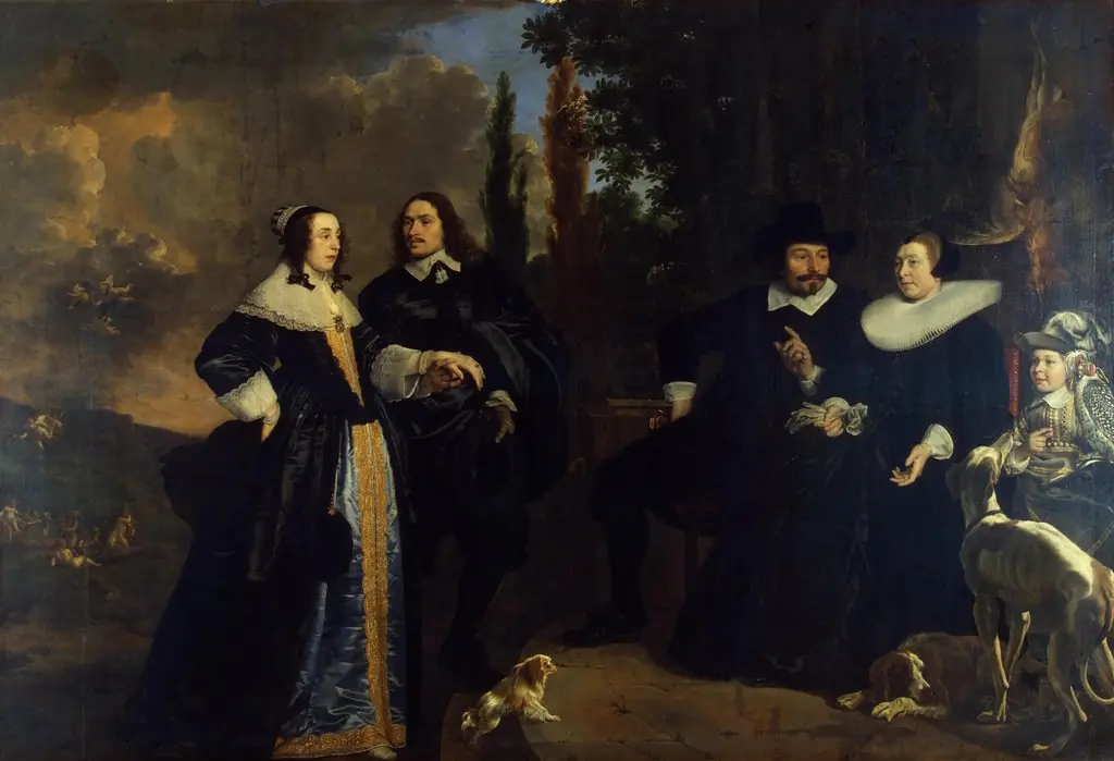 Family Portrait, by Bartholomeus van der Helst, oil, 1647