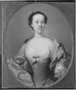 Portrait of a Woman, by William Hogarth, oil, 1740