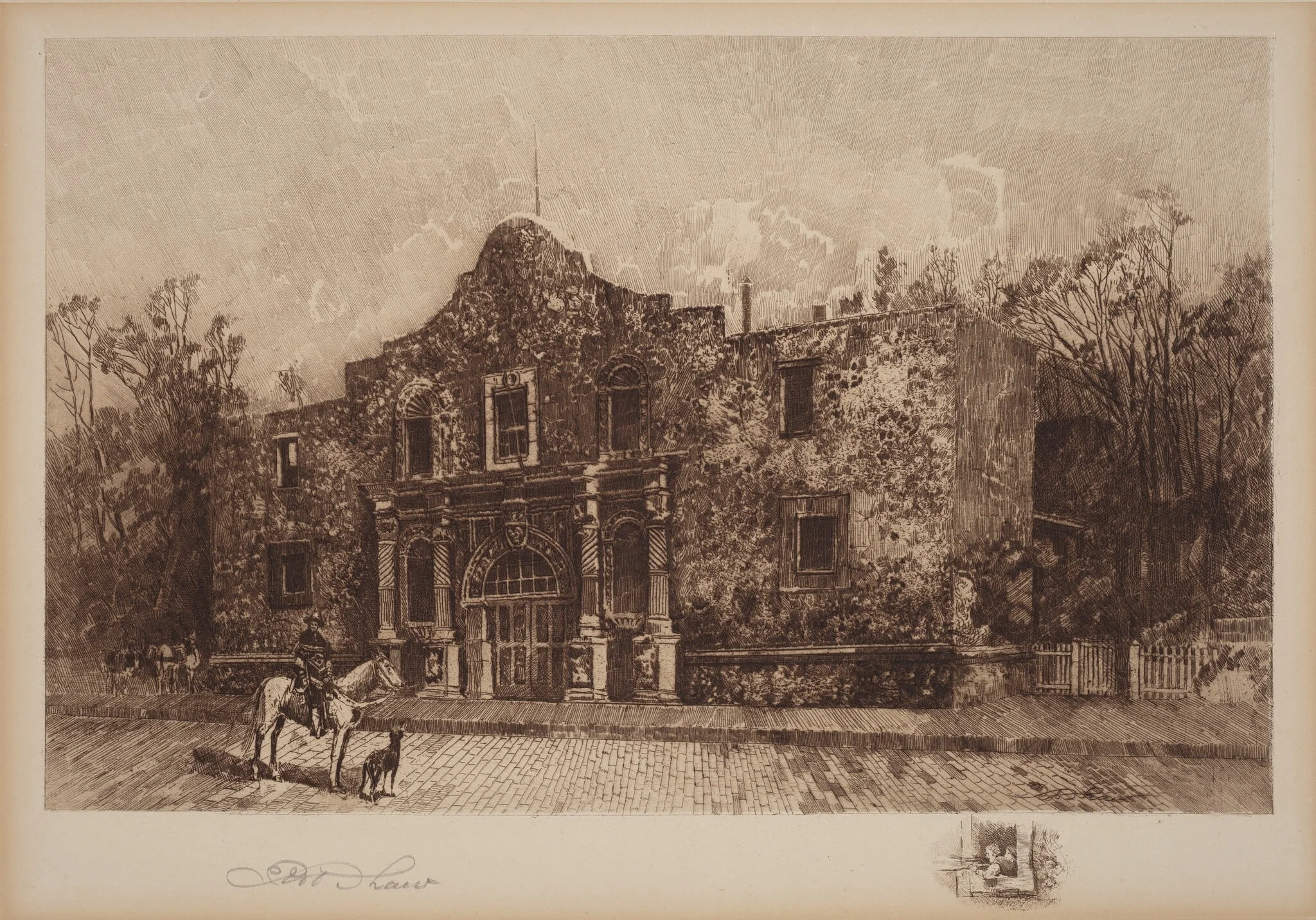 The Alamo, detail