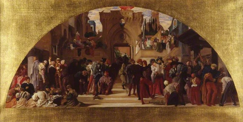 The Arts of Industry as Applied to War (study for a wall painting in the Victoria and Albert Museum), detail
