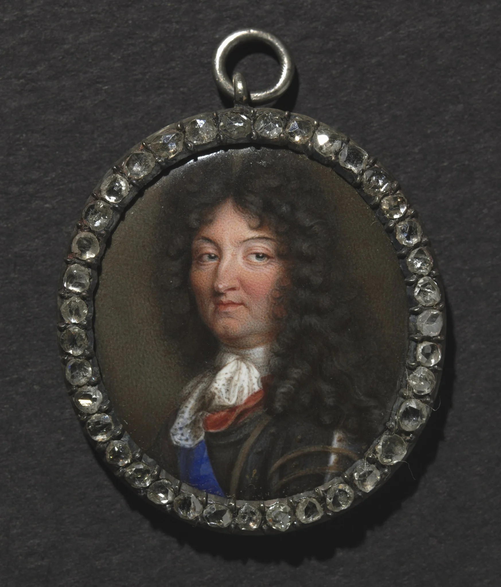Portrait of King Louis XIV, detail