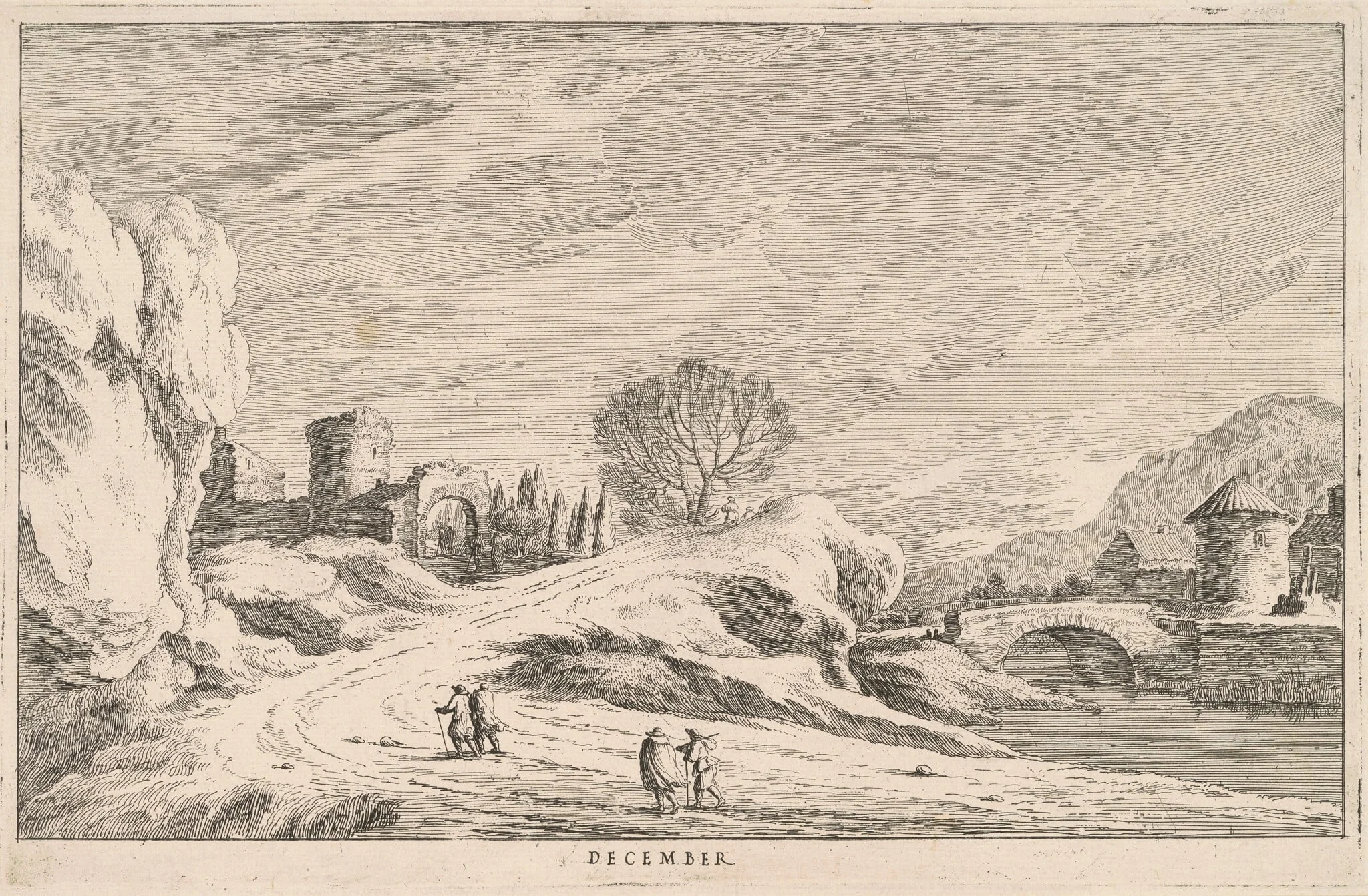 December, detail