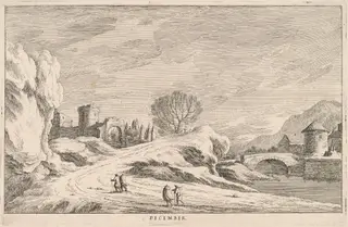 December, by Ludovico Mattioli, ink, 1601