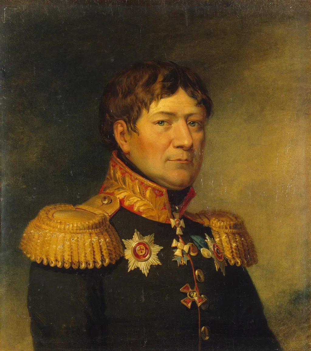 Portrait of Yegor M. Pillar (1767-1830), by George Dawe, oil, 1822